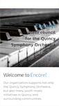Mobile Screenshot of encorequincy.com